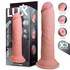 Découvrez le plaisir en trois dimensions avec notre Dildo triple texture 9. Imaginé pour c