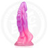 Dildo ergonomique en silicone de qualité supérieure, effet lumineux 
