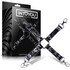 Vegan leather hogtie for secure and comfortable restraints