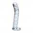 Masajeador de cristal con forma de pene