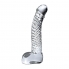 Masajeador de cristal con forma de pene