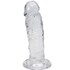 Realistic dildo made from TPE with a suction cup and jelly texture, easy to clean