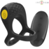 Anillo vibrador doble con control remoto, 10 modos y usb