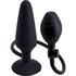 Inflatable Anal Plug with Adjustable Diameter and Suction Cup