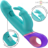 Vibrador rabbit com vibração potente, rotação e carregamento USB