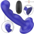 Intense - shorty vibrador con ventosa azul control remoto
