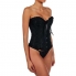 Sexy corset negro con tanga
