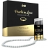 gel de masaje con collar de perlas