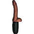 Dildo realista com vibração, movimento de impulso e função de aquecimento