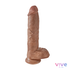 Dildo realista, PVC suave, ventosa potente, hipoalergénico