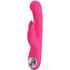 Vibrador com eixo curvado e coelhinho, ecrã LCD, recarregável