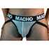 White sheer jockstrap in stretchy fabric