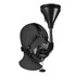 Discover our exclusive leather BDSM hood with mouth gag and funnel – fully adjustable for