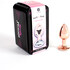 Ultra-smooth aluminum anal plug, elegantly decorated and nickel-free