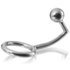 Anneau pénien en acier chirurgical de 40 mm avec boule anale