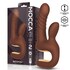 Vibrador rabbit elegante, doble motor, 10 modos, impermeable