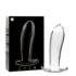 Plug anal em vidro borosilicato, elegante e seguro