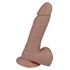 Dildo realistico in morbido materiale, ipoallergenico e flessibile