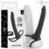 Anal dildo with rings for penis and testicles