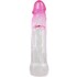 Manchon réaliste Neron, extensible de 6 cm pour pénis, rose