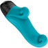 Vibrador ergonómico de estimulação dupla, com 6 modos e resistente à água