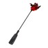 Feather tickler paddle for teasing and playful spanks