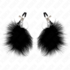 KINK Nipple Clamps with Teasing Feathers