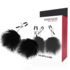 Pince à tétons avec des plumes, accessoire érotique