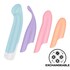 Set 4 en 1 vibradores, 12 modos, recargable, impermeable