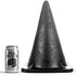 Buttplug de PVC para prazer anal extremo, ideal para os mais experientes.