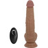Vibrador realista con empuje, ventosa y mando a distancia
