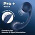 Vibratore con tecnologia robotica, personalizzabile, doppia stimolazione