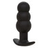 ROCK BOTTOM PLUG ANAL PERLÉ 10 VIBRATIONS SILICONE NOIR