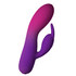 Descobre o prazer em dobro com o vibrador rabbit Roxo da Rocks-off - Glo-girl. Este pequen