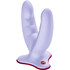 Dildo duplo com ventosa potente para momentos sem mãos livres