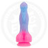 Dildo de silicone texturizado, ergonómico e à prova de água