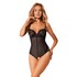 Body en dentelle avec entrejambe ouverte.