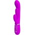 Vibrador conejo con 7 vibraciones, golpeteo y silicona suave