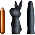 Kit di stimolatori versatile, con bullet vibrante e cover aggiuntive