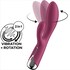 Vibrador de conejo con rotación y vibración