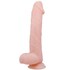 Dildo realista con ventosa, texturizado tpr, estimulador