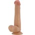 Dildo realista de gran tamaño con estructura flexible