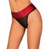 Tanga di lingerie seducente con dettagli scintillanti