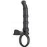 Tatum anneau vibrant avec plug - 10 modes de vibration - Noir