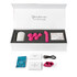 Caja de bienestar sexual con vibrador, bolas de Kegel y vela