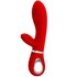 Vibrador de silicona verde, 7 funciones, carga USB, suave