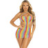 Colorful Halter Mini Dress: Playful, Youthful, and Flattering