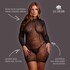 Robe de nuit imprimé léopard en tissu extensible