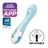 Inflatable Vibrator with App Control, Inflation, and Silicone