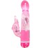Vibrador rosa con forma de conejo, 10 modos y multivelocidad